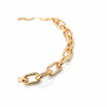 Load image into Gallery viewer, Chocolate - Yellow Gold Chunky Chain Adjustable Length Necklace - from Frinkle
